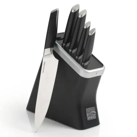 Kenmore&reg; Pro Truman 6-Piece Black High Carbon Stainless Steel Cutlery Set {1}