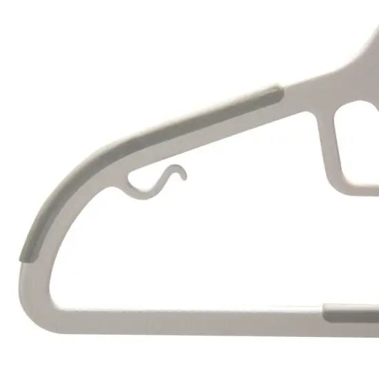 Simplify Kids Collar Saver Ultimate Hangers, 12ct. White {7}