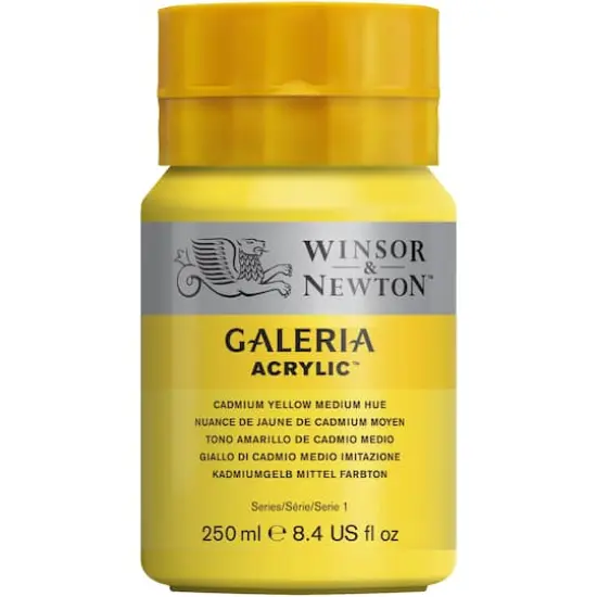 Winsor & Newton&reg; Galeria Acrylic&reg; Paint, 250mL Cadmium Yellow Medium Hue {1}