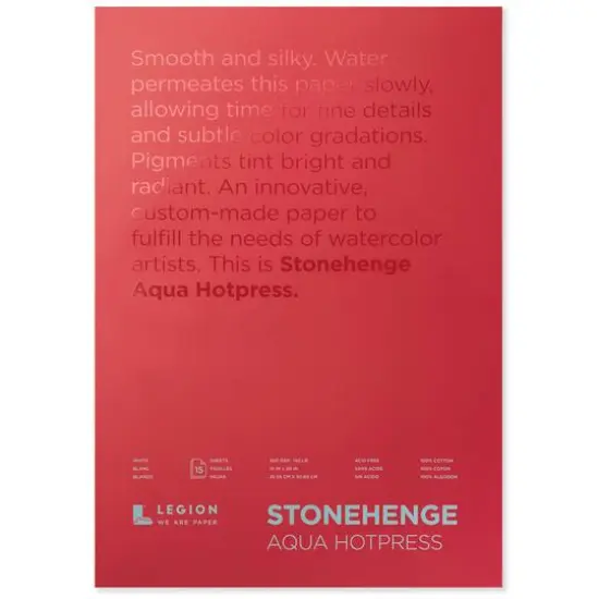 Legion Paper Stonehenge Aqua Block Watercolor Pad {1}