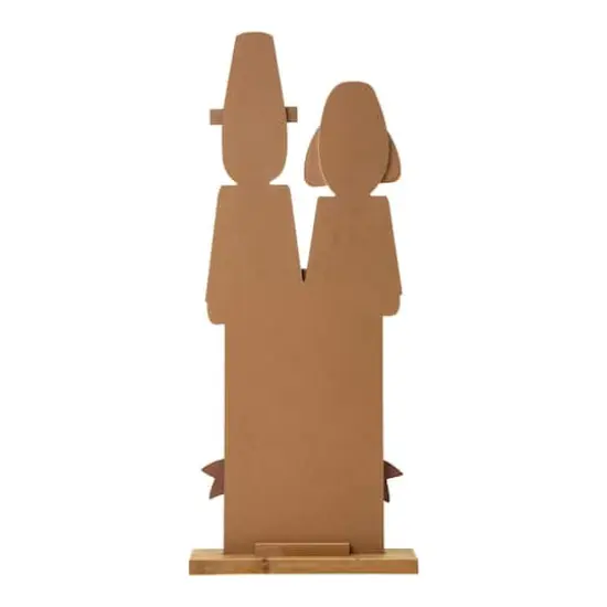 Glitzhome&reg; 36" Thanksgiving Pilgrim Couple Porch D&eacute;cor {6}