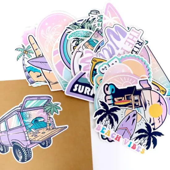 Vinyl Diecut Beach Sticker Set by Recollections&trade; {3}