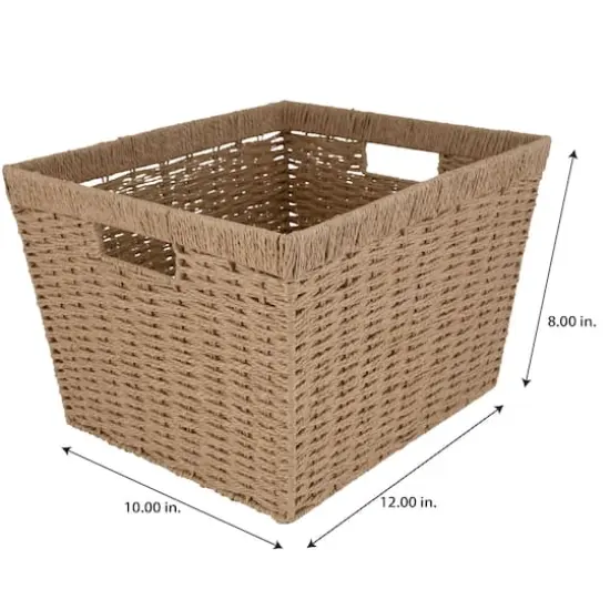 Simplify Small Dutch Weave Storage Basket {4}