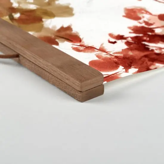 Fall Eiffel Tower Teak Hanging Canvas {3}