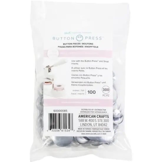 We R Memory Keepers&reg; Button Press&trade; Small Button Pieces Bulk Refill Pack, 100ct. {1}