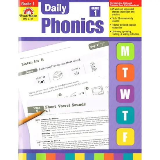 Evan-Moor&reg; Daily Phonics Book, Grade 1 {1}