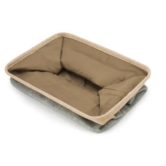 Sorbus 15" Twill Collapsible Storage Basket Set Brown {6}