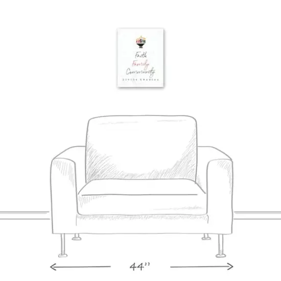 Faith Family Community Kwanzaa Canvas Wall Art {6}