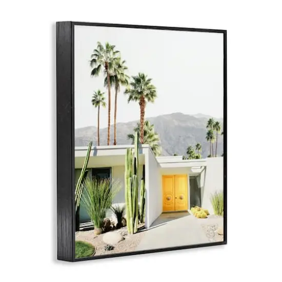 Stupell Industries Palm Springs House Photography Framed Giclee Art Black {4}