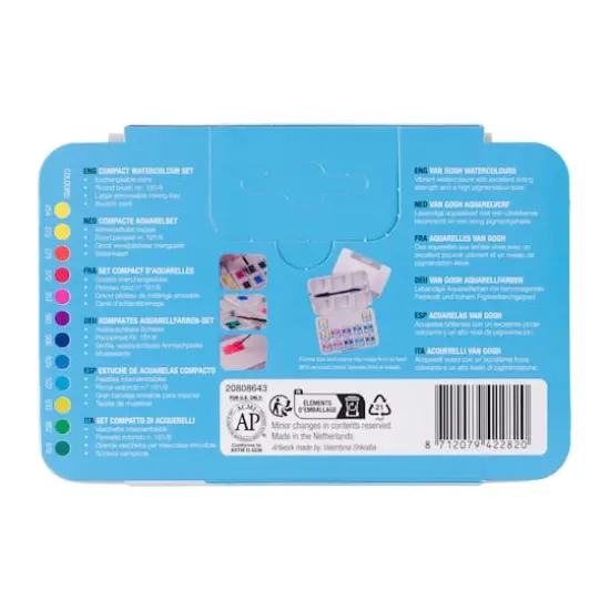 Van Gogh Vibrant Colors Watercolor Pocket Box Set {3}