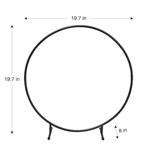 19.75" Black Tabletop Hoop by Celebrate It&trade; {4}