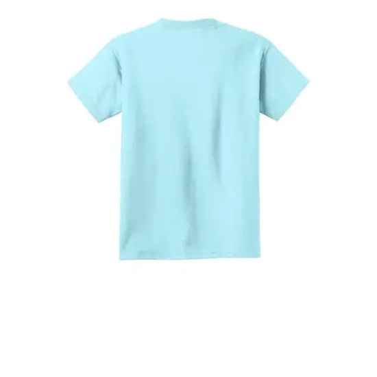 Port & Company&reg; Beach Wash Garment-Dyed Youth T-Shirt Glacier {5}