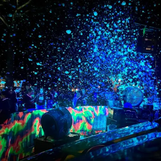 Atomic Bubbles 1oz. Blue & Gold Tekno Bubbles, 48ct. {3}