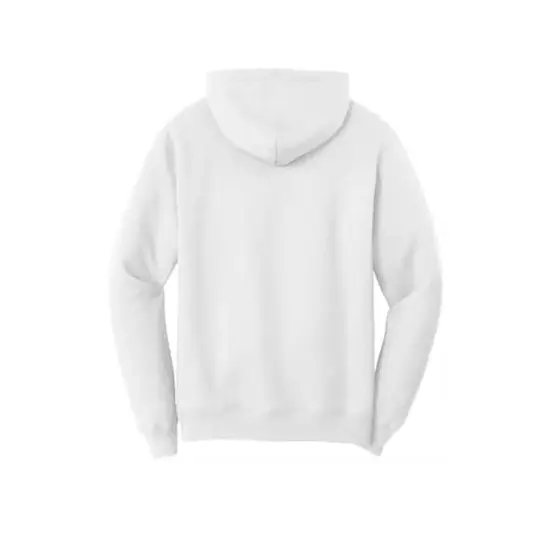 Port & Company® Tall Core Fleece Pullover Hooded Sweatshirt White {4}
