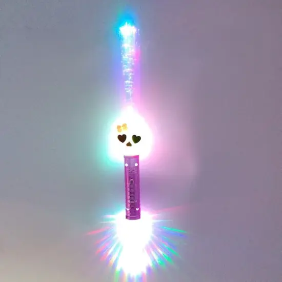 Skull Light-Up Fiber Wand {3}
