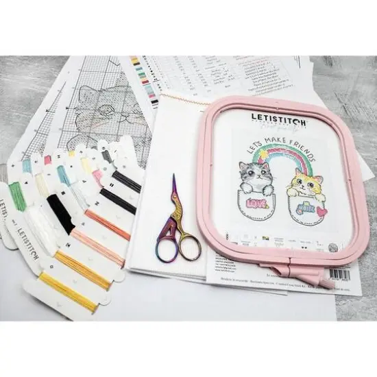 Letistitch Let's make friends! Counted Cross Stitch Kit {6}