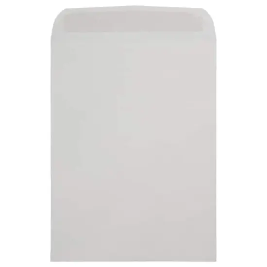 JAM Paper 9" x 12" Light Gray Kraft Peel & Seal Closure Envelopes, 25ct. {4}