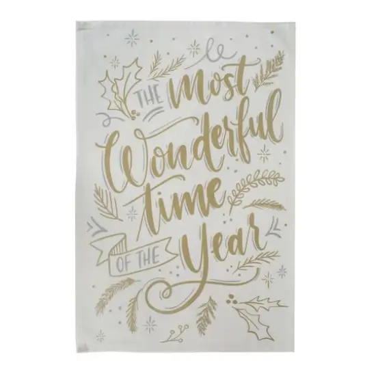 DII&reg; Assorted Winter Sparkle Dishtowel Set {6}