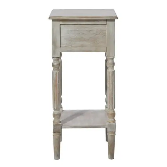 29" White Pine Farmhouse Accent Table {6}