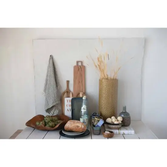 Hello Honey&reg; 19.5" Decorative Hand-Carved Teakwood Bowl {10}