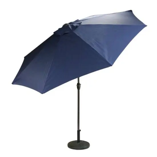 8ft. Navy Blue Outdoor Patio Market Umbrella {5}