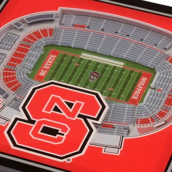 NCAA 3D StadiumView Coasters NC State Wolfpack {5}