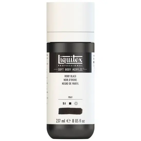 Liquitex&reg; Professional Soft Body Acrylic Color, 8oz. Ivory Black {6}