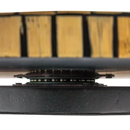 Hello Honey® 15.75" Black & Natural Geometric Stripes Lazy Susan {4}