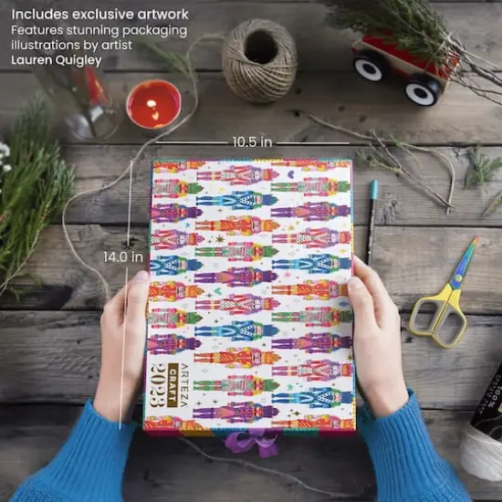 Arteza&reg; 24 Day Nutcracker Fine Art Christmas 2023 Advent Calendar {7}