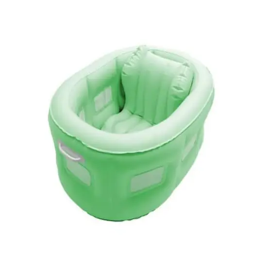 Room to Grow Green 4-in-1 Portable Inflatable Baby Bathinet {1}