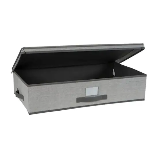 Simplify 28" Under the Bed Heather Gray Storage Box {9}