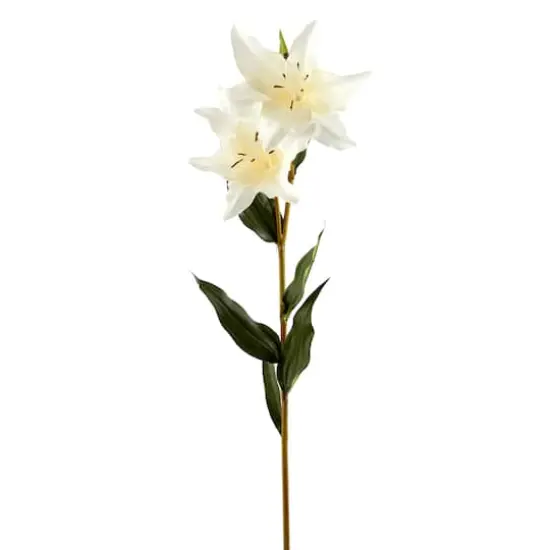 37" White Lily Stem by Ashland&reg; {1}