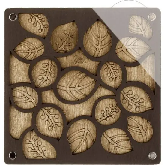 Wonderland Crafts 5" x 5" Leaf Bead Organizer with Transparent Cover {1}