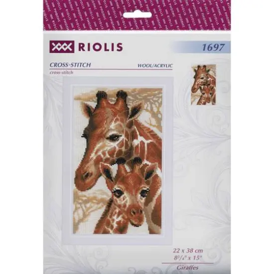 RIOLIS Giraffes Cross Stitch Kit {1}