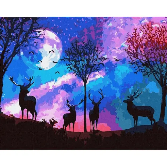 Ideyka Fabulous Forest Painting by Numbers Kit {1}