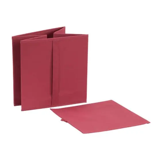 Household Essentials Storage Cubes with Vertical Handle, 6ct. Red {4}