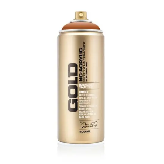 Montana&trade; Cans GOLD Shock Color Spray Paint, 400mL S8000 Shock Brown Light {5}