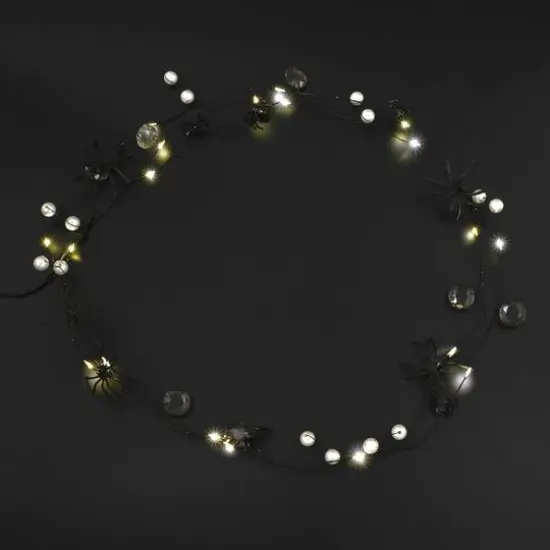 20ct. Warm White LED Pearl & Spider String Lights by Ashland&reg; {3}