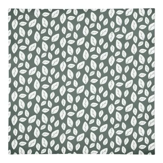 White Leaf Sage 10" x 10" Cotton Twill Napkin {1}