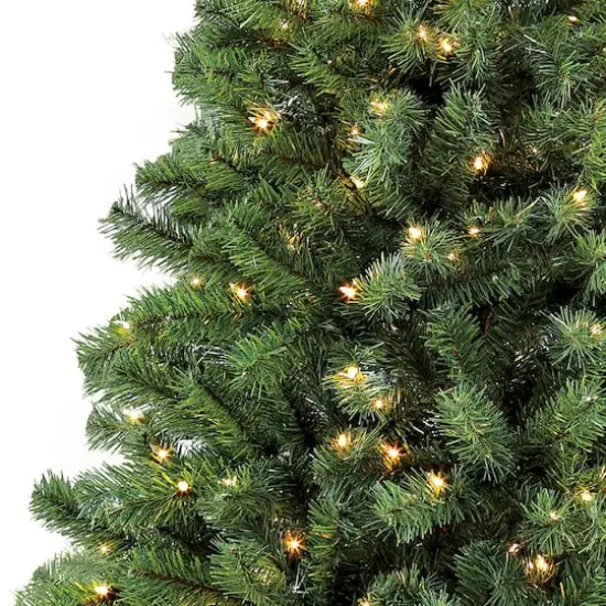 9ft. Pre-Lit Northern Fir Artificial Christmas Tree, Clear Lights {4}