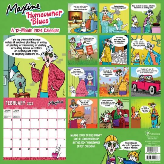 TF Publishing 2024 Maxine Wall Calendar {3}