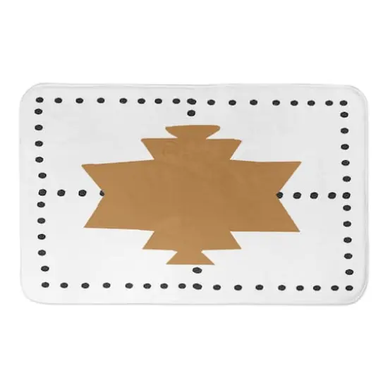 Dot Southwest Pattern 34" x 21" Bath Mat {1}