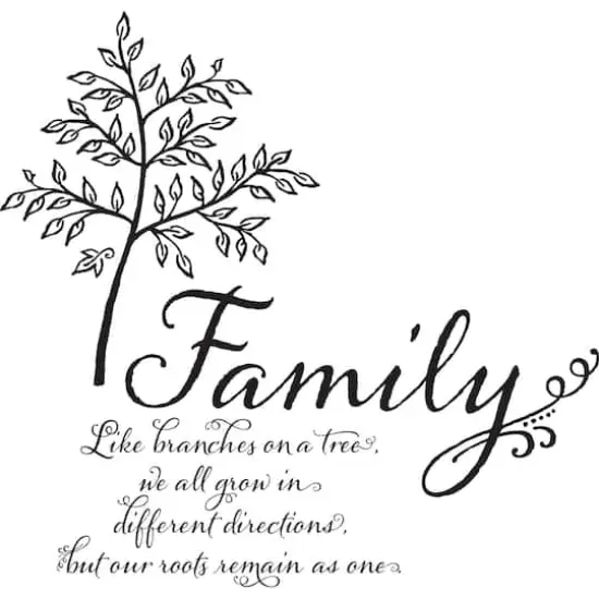 WallPops Family Tree Wall Quote {1}