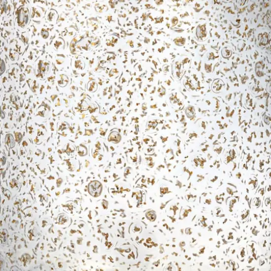 Hello Honey&reg; 12oz. Stemmed Gold-Flecked Clear Drinking Glass {3}