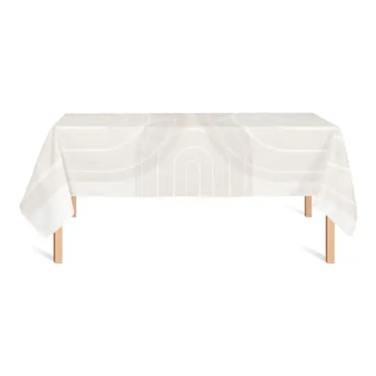 Neutral Rainbow Tablecloth {3}