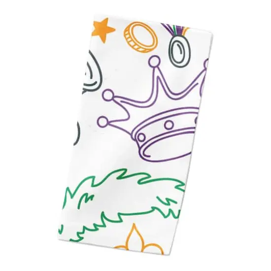 Mardi Gras Graffiti Cloth Napkin {3}