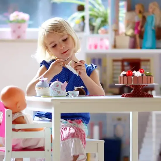 Toy Time Wooden & Magnetic Pretend Play Cake Set {6}