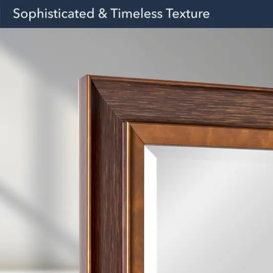 Head West&reg; Oil Rubbed Bronze Rectangular Framed Vanity Wall Mirror {7}