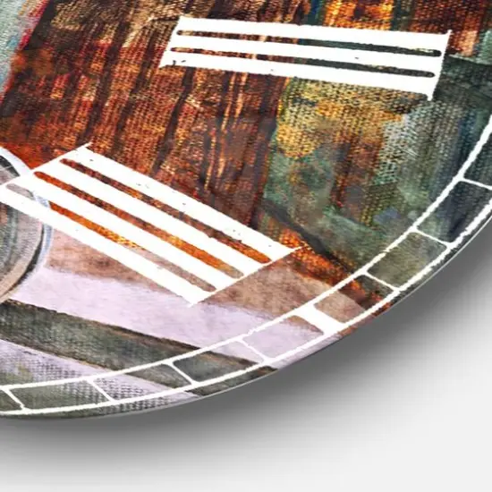 Designart Paris French Flower Shop Wall Clock {4}