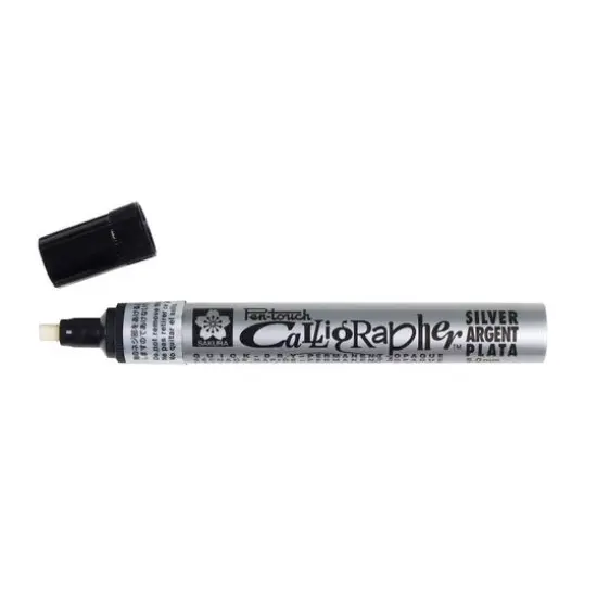 Sakura&reg; Pentouch Calligrapher&trade; Medium Pen Silver {4}